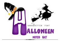 Halloween Witch Hat Font - Featured Image