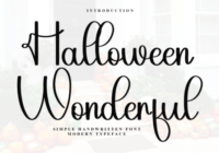 Halloween Wonderful Font - Featured Image