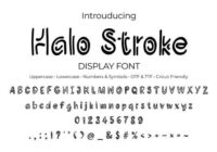 Halo Stroke Font - Featured Image