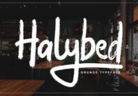 Halybed Font - Featured Image