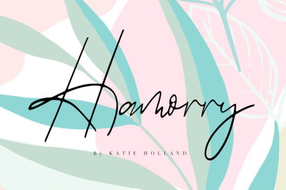 Hamorry Font - Featured Image