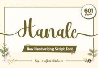 Hanale Font - Featured Image