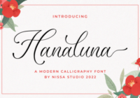 Hanaluna Font - Featured Image