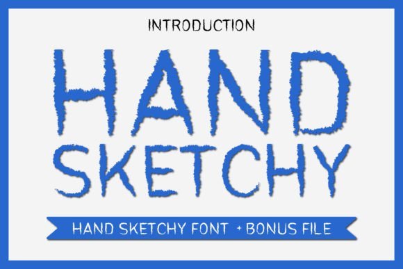 Hand Sketchy Font - Featured Image
