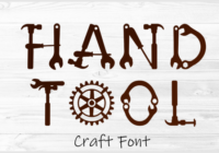 Hand Tool Font - Featured Image