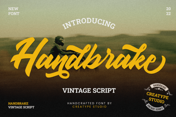 Handbrake Font - Featured Image