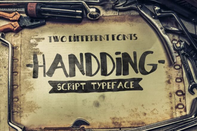 Handding Font - Featured Image