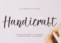 Handicraft Font - Featured Image