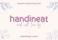 Handineat Font - Featured Image