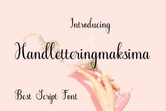 Handletteringmaksima Font - Featured Image