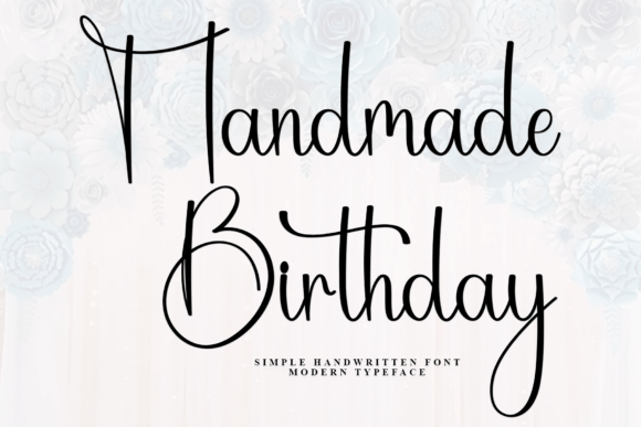Handmade Birthday Font - Featured Image