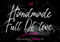 Handmade Full of Love Font - Featured Image
