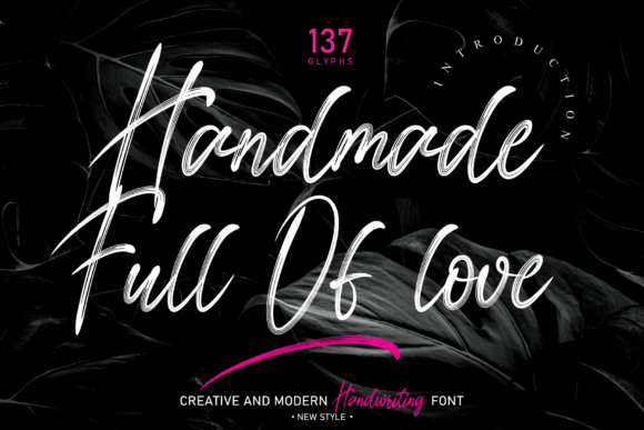 Handmade Full of Love Font - Featured Image