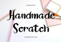 Handmade Scratch Font - Featured Image