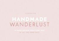 Handmade Wanderlust Duo Font - Featured Image