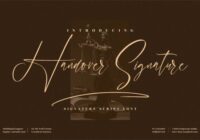 Handover Signature Font - Featured Image