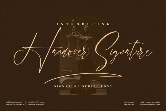 Handover Signature Font - Featured Image