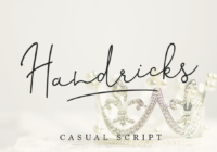 Handricks Font - Featured Image