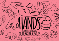 Hands 1.0 Font - Featured Image