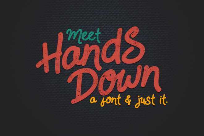 Hands Down Font - Featured Image