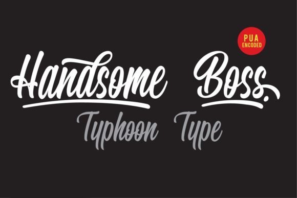 Handsome Boss Font - Featured Image
