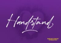 Handstand Font - Featured Image