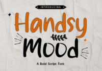 Handsy Mood Font - Featured Image