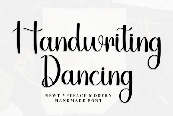 Handwriting Dancing Font - Featured Image