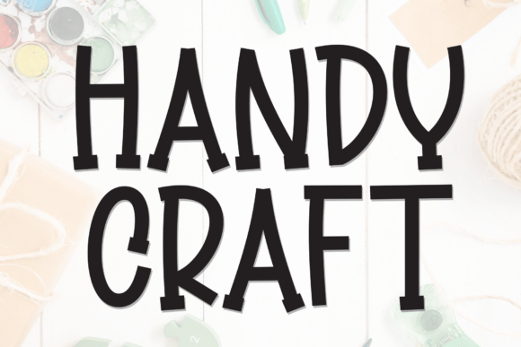 Handy Craft Font - Featured Image