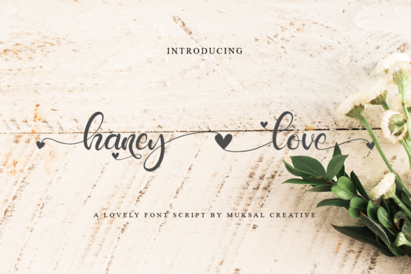Haney Love Font - Featured Image