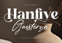Hanfiye Guesterya Font - Featured Image