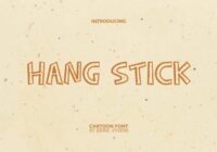 Hang Stick Font - Featured Image