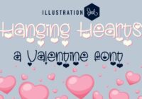 Hanging Hearts Font - Featured Image