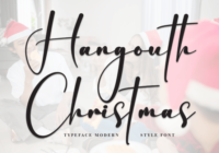 Hangouth Christmas Font - Featured Image