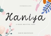 Haniya Font - Featured Image