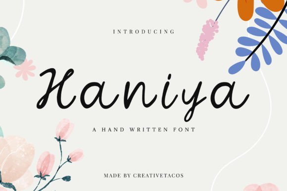 Haniya Font - Featured Image