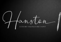 Hanston Font - Featured Image