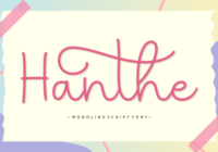 Hanthe Font - Featured Image