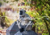 Hanuman Bahulla Font - Featured Image