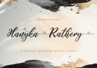 Hanyka Rathery Font - Featured Image