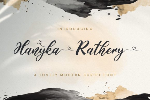 Hanyka Rathery Font - Featured Image
