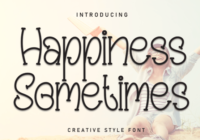 Happiess Sometimes Font - Featured Image