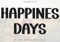 Happines Days Font - Featured Image