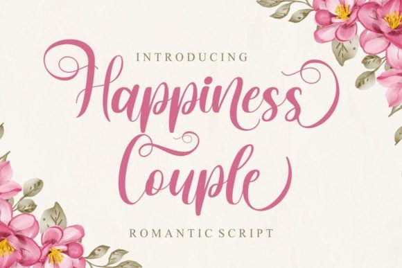 Happiness Couple Font - Featured Image
