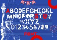 Happy 4th of July Font - Featured Image