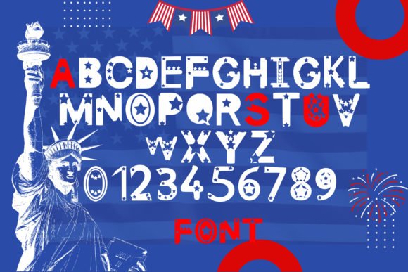 Happy 4th of July Font - Featured Image