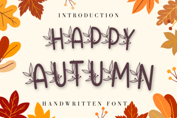 Happy Autumn Font - Featured Image