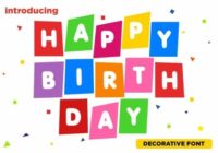 Happy Birth Day Font - Featured Image
