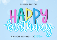 Happy Birthday Duo Font - Featured Image