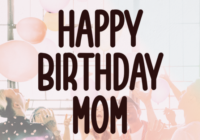 Happy Birthday Mom Font - Featured Image